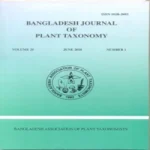 Bangladesh_Journal_of_Plant_Taxonomy_Volume_30 Research Title: "Consensus In The Use Of Ethnomedicinal Plants During COVID-19 Pandemic In And Around Dhaka City."