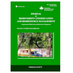 Journal of Biodiversity Conservation and Bioresource Management cover